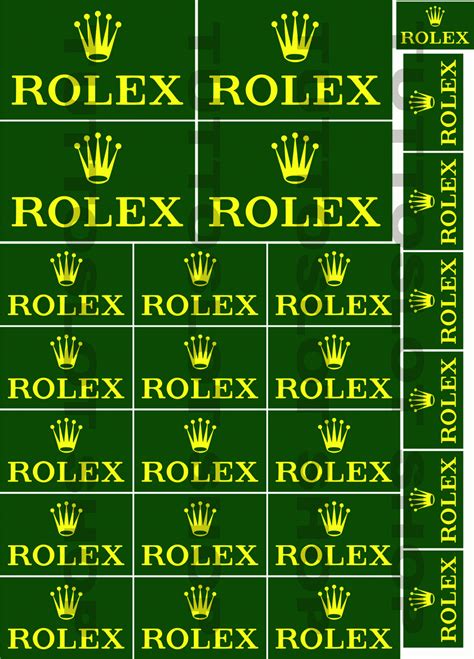 adesivi parete watch brand rolex|rolex logo stickers.